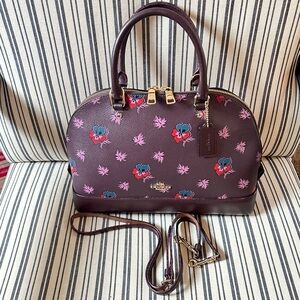 Coach Sierra Wildfire Oxblood Satchel Crossbody Bag